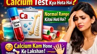 Calcium test || Calcium test kya hoti hai || Calcium kam hone ke lakshan #bloodtest #Calcium #Calc
