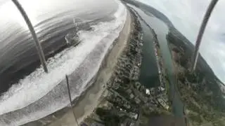 Birdman Hang glides at Mount Tam and crashes on the Stinson Beach!!!! 360