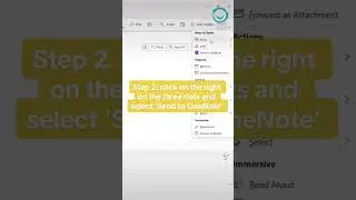 How to move an email to OneNote
