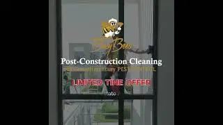 Limited Time Offer / Post-Construction Cleaning & Complimentary Pest Control