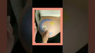 Belly Paint Moon 🌙