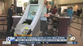 Facial, eye scans at border under new US trial