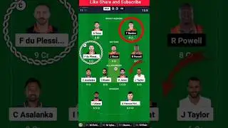 msa vs db dream11 abu dhabi t10 match #dream11 #msavsdb #shorts
