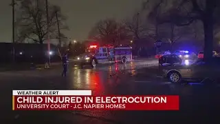 Child injured in electrocution