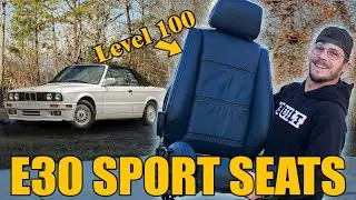 THE MOST DIFFICULT SEAT I'VE EVER DONE! HOW TO RECOVER E30 SPORT SEATS: EVERYTHING YOU NEED TO KNOW