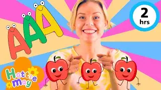 Baby and Toddler Learning ⭐️ Letter A with Hattie May 🎵 Nursery Rhymes and Kids Songs