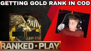 Getting to gold rank in cod