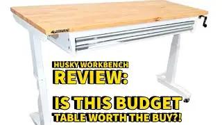 ОБЗОР ВЕРСТАКА HUSKY. РЕГУЛИРУЕМАЯ ВЫСОТА И МОБИЛЬНЫЙ СТОЛ ДЛЯ РАБОТЫ С УМОЛЧАНИЕМ