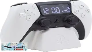 Paladone PlayStation White PS5 Controller Alarm Clock Officially Licensed Merchandise