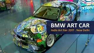BMW Art Car by Sandro Chia at India Art Fair 2017
