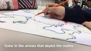 Interactive LED Trade Route Map Tutorial