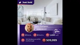 Just Sold this listing Address: 3151 Bridletowne Unit #702, Toronto (L'Amoreaux), Ontario M1W2T1