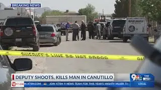 Man dies following deputy-involved shooting in Canutillo