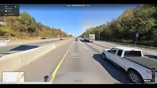 Henry G Shirley Memorial Highway (Interstate 95 Exits 160 to 170) northbound (Regular Lanes)