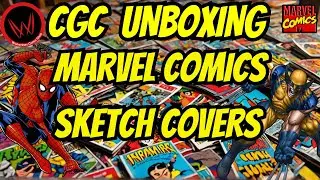 CGC UNBOXING: Marvel Fans Must Watch, AMAZING Comic Book Sketch Art