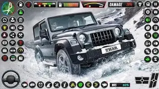 Drive JCB And 4x4 Snow Driving Mode #4x4 #car #3d #games