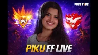 BR RANK PUSH SEASON 49 ROAD TO 10k SUBSCRIBERS ||FREE FIRE LIVE STEAM WITH PIKU FF #freefire