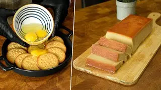 Puding Biskut Marie Mudah Dan Sedap