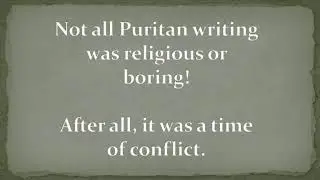 Puritan Life and Justice