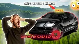 Auto-ecole avec Un G 800 et un Lamborghini Urus, Premiere fois au maroc