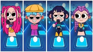 Kpop Demon Hunters 🆚 SAJA Boys 🎮 Tiles Hop EDM RUSH