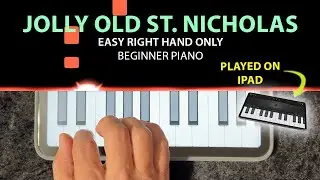 Jolly Old St. Nicholas Easy Piano Sheet Music | Jolly Old St. Nicholas Piano Tutorial Video