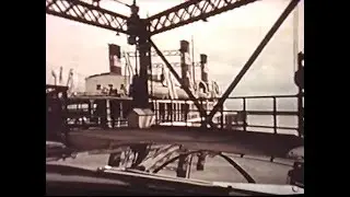 Car Ferry to P E I  in 1957 by Colin Mundy