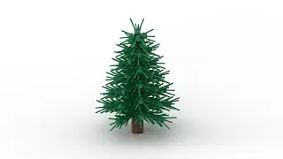 LEGO Pine Tree MOC - Step by step