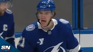 Lightning's Brayden Point Pulls Off Sick Move In Front Of Net For Sixth Goal