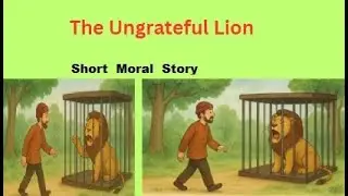 The Ungrateful Lion | Moral Story for Kids | Simple English Story with Pictures