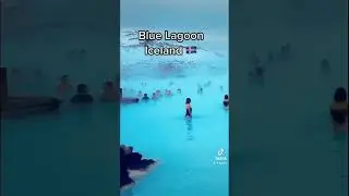 Blue Lagoon in Iceland #travel #shorts #iceland