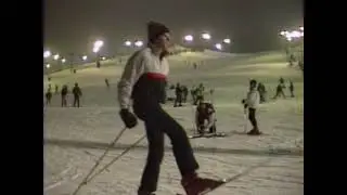 Wilmot Mountain Ski Resort, Wilmot, Wisconsin USA - Vintage Hi8 Video Footage January 18th, 1991