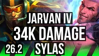 JARVAN IV vs SYLAS (JGL) | 34K damage | EUW Challenger | 26.2