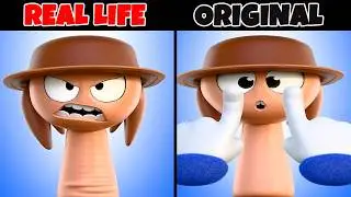 Gray dances well, but... 😱 | Original vs Plush Toys