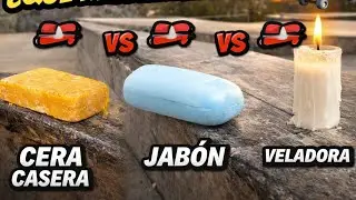 PROB&Eacute; CERA CASERA, JAB&Oacute;N Y VELADORA&hellip; EL RESULTADO ME SORPRENDI&Oacute; 😳🛹🔥