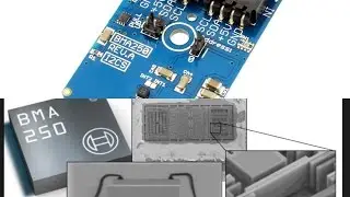 Raspberry Pi BMA250 Digital Triaxial Acceleration Sensor Python Tutorial