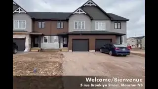 (SOLD) 5 BROOKLYN IN MONCTON - UNIQUE CRAFTSMAN STYLE NEW CONSTRUCTION TOWNHOUSE WITH GARAGE!