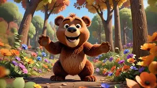 Three Bouncing Bears Count to Ten | Fun Counting for Kids | Active Rhyme | Preschool Numbers Video