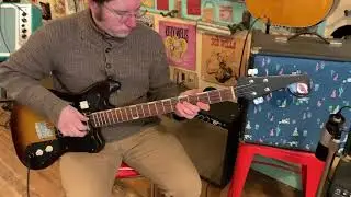 1960s Teisco EB-200 electric bass guitar