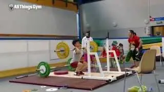 Hou Zhihui Slow Narrow Stance  Front Squat