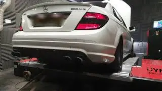 Mercedes C63 AMG Stage 2 tuning with Dyno!!!
