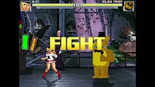 Game Dream Factory (Android MUGEN 1.1) Match - Alice Nakata vs. Golden Freddy