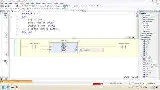 ABB PLC Timer  : TON, TOF and TP | Simulation of Abb plc timer