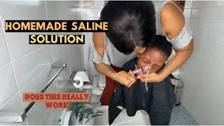 How to Make Homemade Saline | Nasal  Congestion | Solution Rinse | Clear Blocked Nose | Relief
