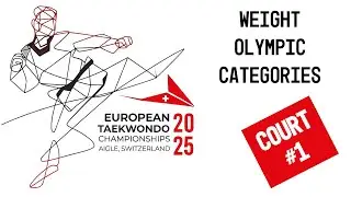 European Weight Olympic Categories - Aigle 2025 | Court #1