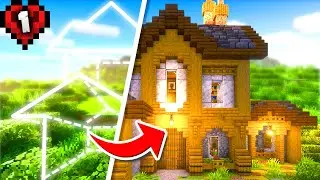 I Built my FIRST Home in Minecraft Hardcore