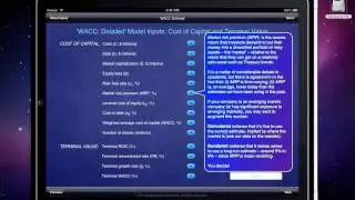 uValue &mdash; использование детальной модели WACC
