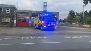 Norfolk Fire & Rescue Service - Diss N21P1 Scania Nextgen P320 Angloco RP Turning out