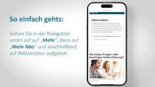 Die NWZonline-App: Reklamation