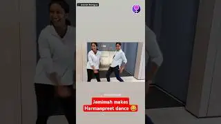 Jemimah Rodrigues make Harmanpreet Kaur dance 🩰😂 #ytshorts